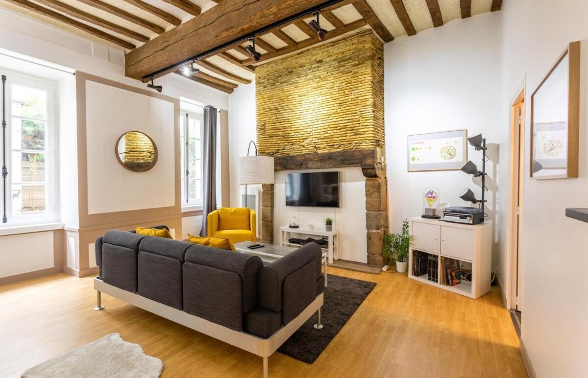 Leperdit - Bel Appartement De Charme - Hypercentre Rennes Ngoại thất bức ảnh